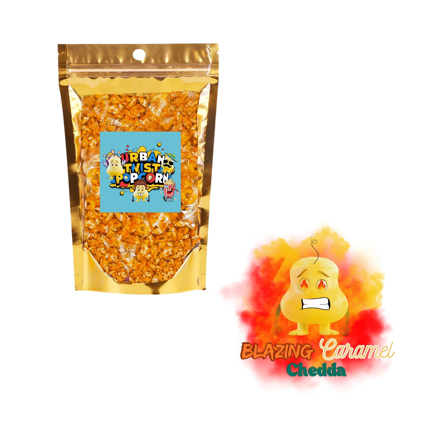 Blazing Caramel Chedda Gourmet Popcorn